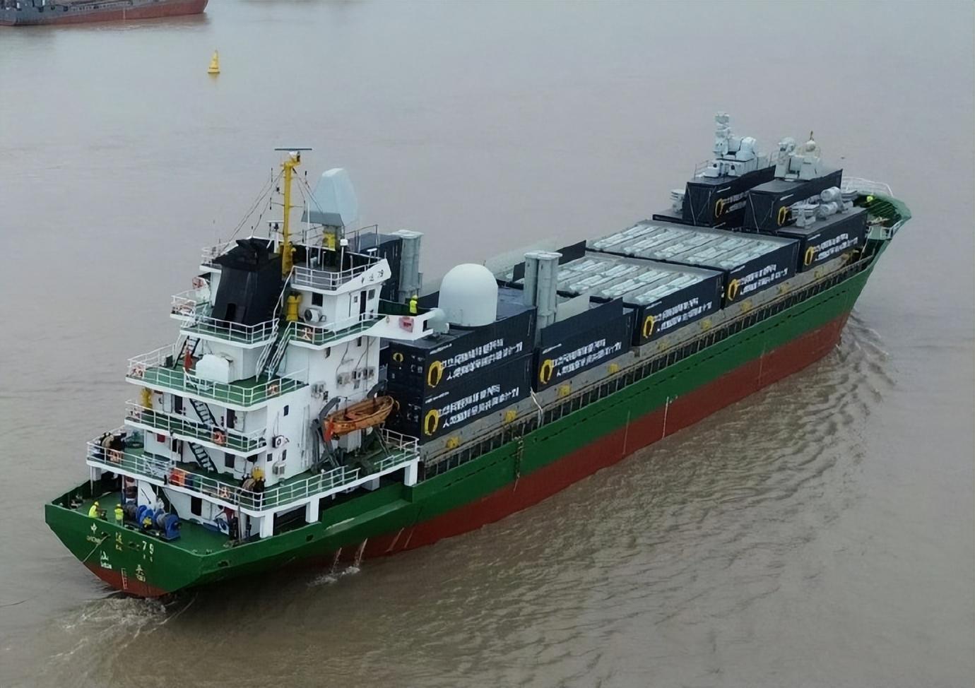 开云体育-集装箱船式辅助巡洋舰开始海试，舰载武装已恢复早期60单元垂发版